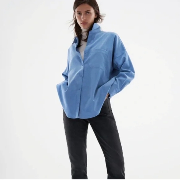 EDDIE BAUER Blue dress shirt - Picture 4 of 9